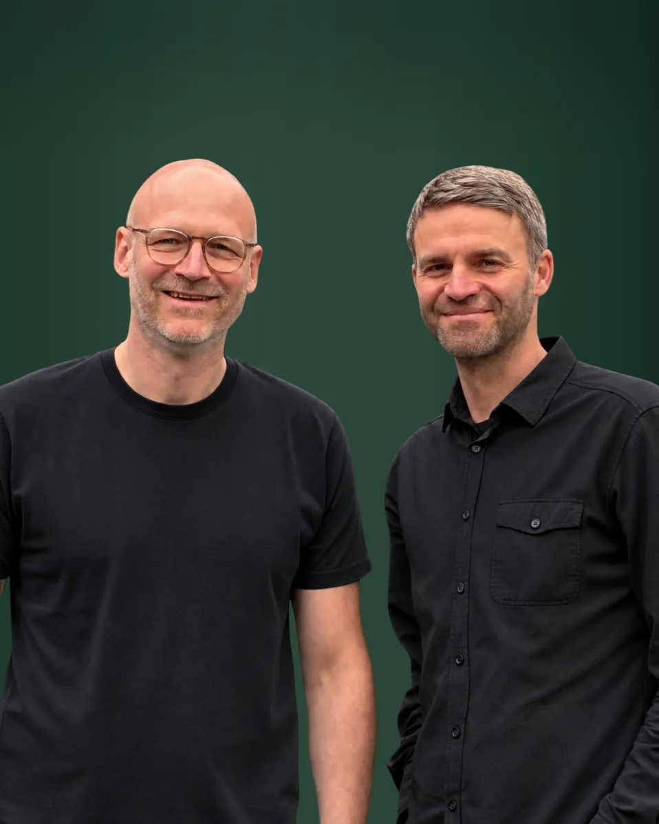 Dr. Tobias Pfaff und Michael Prinzhorn, die Geschäftsführer von FoodTracks